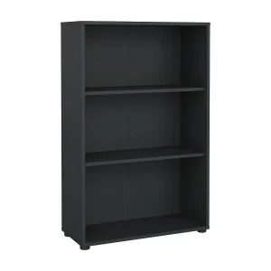 Dsori boekenkast, Kantoorplank, Boekenkast, Bibliotheek, 80×34 h124 cm, Grijs Dsori boekenkast, Kantoorplank, Boekenkast, Bibliotheek, 80×34 h124 cm, Grijs