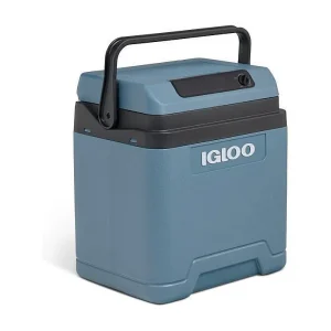 Elektrische koelbox IGLOO 26L 12/230V Blauw – Peltier-koeling – PU-isolatie – Ergonomische handgreep – Dubbele voeding Elektrische koelbox IGLOO 26L 12/230V Blauw – Peltier-koeling – PU-isolatie – Ergonomische handgreep – Dubbele voeding