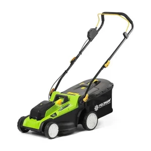 Fieldmann draadloze grasmaaier 20V, maaibreedte 37 cm, hoogte verstelbaar tot 75 mm, accu niet inbegrepen Fieldmann draadloze grasmaaier 20V, maaibreedte 37 cm, hoogte verstelbaar tot 75 mm, accu niet inbegrepen