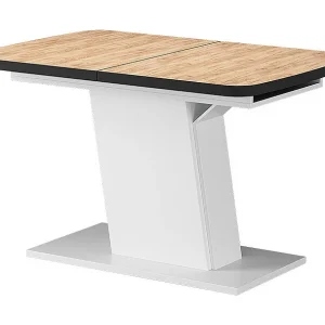 Eettafel eik goud/wit 120x80x77.3 fenaro Eettafel eik goud/wit 120x80x77.3 fenaro