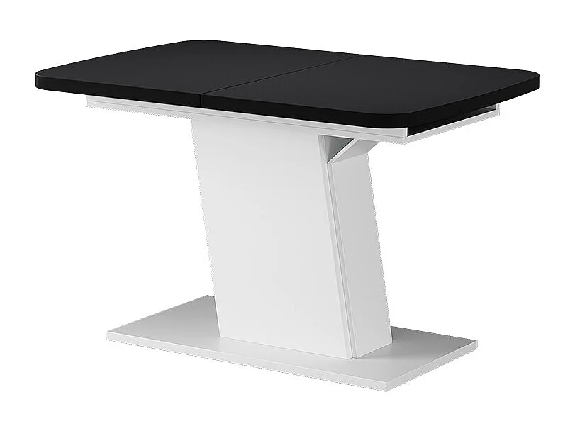 Eettafel zwart/wit 120x80x77.3 fenaro