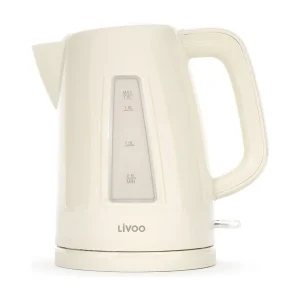Elektrische waterkoker LIVOO DOD184C 1,7L 2200W gebroken wit met vooringestelde temperaturen en warmhoudfunctie Elektrische waterkoker LIVOO DOD184C 1,7L 2200W gebroken wit met vooringestelde temperaturen en warmhoudfunctie