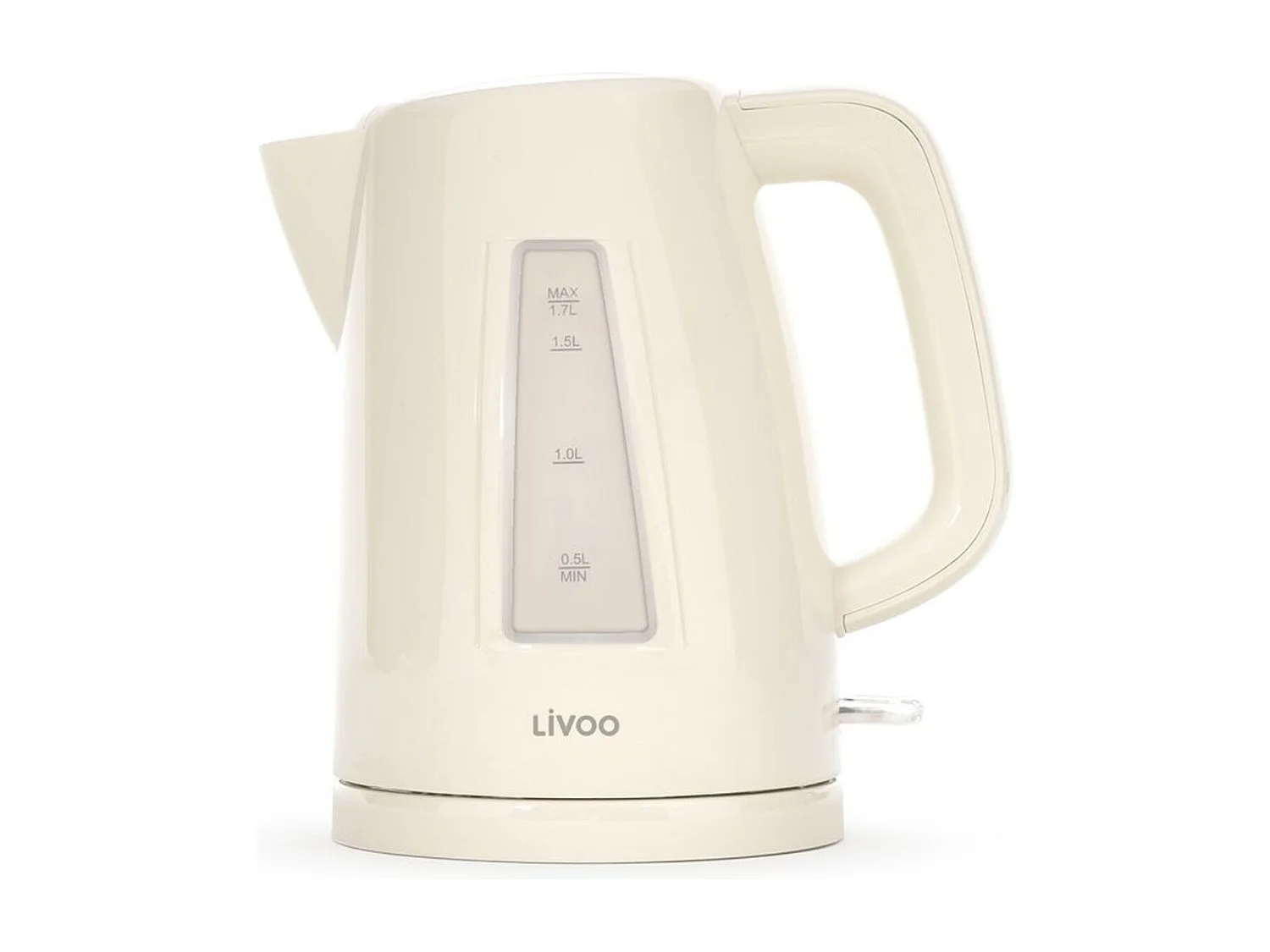 Elektrische waterkoker LIVOO DOD184C 1,7L 2200W gebroken wit met vooringestelde temperaturen en warmhoudfunctie