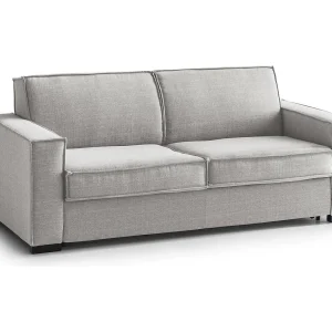 Talamo Italia Vaste 2-zits Bank, Grijs, 95x180x90h cm, Afneembaar, Wasbaar, Armleuningen Made in Italy Talamo Italia Vaste 2-zits Bank, Grijs, 95x180x90h cm, Afneembaar, Wasbaar, Armleuningen Made in Italy