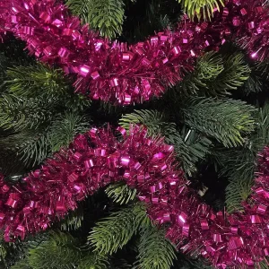 Kerstdecoratie Dolly, structuur met fuchsia kleurverloop, gemaakt in Italië, roze fuchsia Kerstdecoratie Dolly, structuur met fuchsia kleurverloop, gemaakt in Italië, roze fuchsia