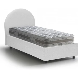 Talamo Italië Eenpersoonsbed Emma Wit Matras Inclusief Afneembaar, Opbergbox Made in Italy Talamo Italië Eenpersoonsbed Emma Wit Matras Inclusief Afneembaar, Opbergbox Made in Italy