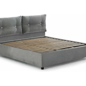 Talamo Italia Tweepersoonsbed Elisabetta Grijs Afneembaar Met Opbergbox, Matrasmaat 160×190 cm Made in Italy Talamo Italia Tweepersoonsbed Elisabetta Grijs Afneembaar Met Opbergbox, Matrasmaat 160×190 cm Made in Italy