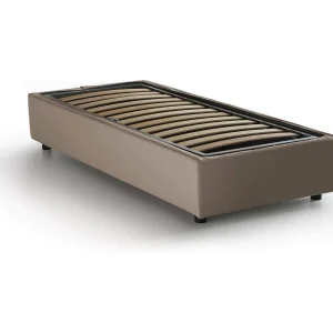 Talamo Italia Eenpersoonsbed Asia Grijs Beige Afneembare Opbergbox, Matrasmaat 80×190 cm Gemaakt in Italië Talamo Italia Eenpersoonsbed Asia Grijs Beige Afneembare Opbergbox, Matrasmaat 80×190 cm Gemaakt in Italië