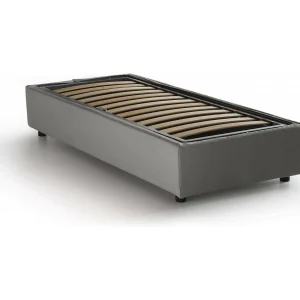Talamo Italia Eenpersoonsbed Grijs Afneembare Hoes Met Opslag, Matrasmaat 80×190 cm Made in Italy Talamo Italia Eenpersoonsbed Grijs Afneembare Hoes Met Opslag, Matrasmaat 80×190 cm Made in Italy