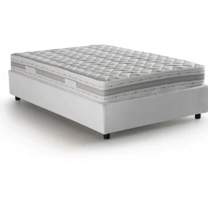 Talamo Italië Half Boxspring Gaia Wit Matras Inclusief Afneembaar, Opbergruimte Made in Italy Talamo Italië Half Boxspring Gaia Wit Matras Inclusief Afneembaar, Opbergruimte Made in Italy