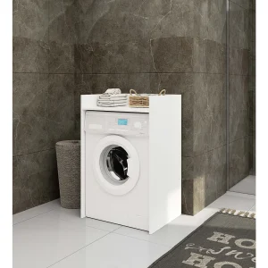 Wasmachine Kast / Wasmachine Ombouw / Wasmachine Meubel FIN / Wit / AKORD Furniture Factory / 64 x 98 x 50 cm