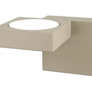 Spot mural moderne Up 1 lumière culot GX53 max 9W – Structure en métal couleur sable design moderne