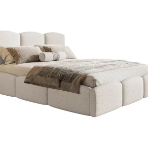 Emporius bed 140×200 Roma Slim – tweepersoonsbed met opbergruimte, lattenbodem – Bouclé Crème (Anthology 1) Emporius bed 140×200 Roma Slim – tweepersoonsbed met opbergruimte, lattenbodem – Bouclé Crème (Anthology 1)