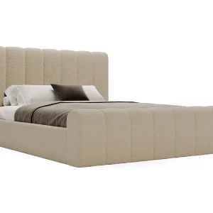 Emporius bed bouclé 200×200 Valetta – Gestoffeerd bed met opbergruimte, luxe bed met lattenbodem en bedlade – tweepersoonsbed 200×200 – Beige (Anthology 3) Emporius bed bouclé 200×200 Valetta – Gestoffeerd bed met opbergruimte, luxe bed met lattenbodem en bedlade – tweepersoonsbed 200×200 – Beige (Anthology 3)