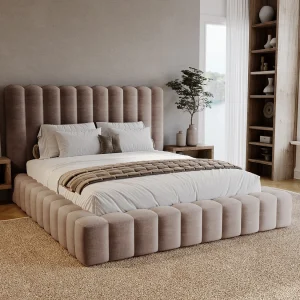Emporius Gestoffeerd bed 160×200 cm Elise – bed 160 x 200 met opbergruimte, fluwelen Bruin (Ikoo 3) Emporius Gestoffeerd bed 160×200 cm Elise – bed 160 x 200 met opbergruimte, fluwelen Bruin (Ikoo 3)