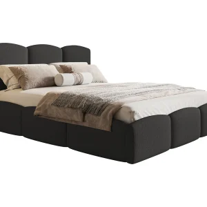 Emporius bed 140×200 Roma Slim – tweepersoonsbed met opbergruimte, lattenbodem – Bouclé Zwart (Anthology 19) Emporius bed 140×200 Roma Slim – tweepersoonsbed met opbergruimte, lattenbodem – Bouclé Zwart (Anthology 19)