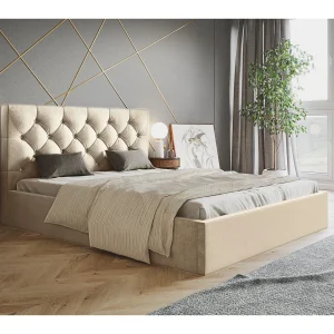 Emporius Gestoffeerd bed 140×200 Molly – opbergruimte en bedlade – bed 140×200 Beige (Amor Velvet 4304) Emporius Gestoffeerd bed 140×200 Molly – opbergruimte en bedlade – bed 140×200 Beige (Amor Velvet 4304)