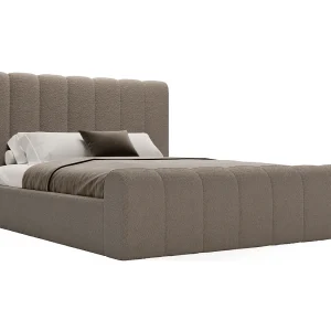 Emporius bed bouclé 140×200 Valetta – Gestoffeerd bed met opbergruimte, luxe bed met lattenbodem en bedlade – tweepersoonsbed 140×200 – Donkergrijs (Anthology 18) Emporius bed bouclé 140×200 Valetta – Gestoffeerd bed met opbergruimte, luxe bed met lattenbodem en bedlade – tweepersoonsbed 140×200 – Donkergrijs (Anthology 18)
