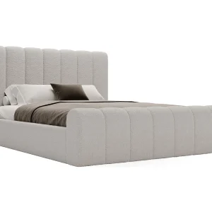 Emporius bed bouclé 140×200 Valetta – Gestoffeerd bed met opbergruimte, luxe bed met lattenbodem en bedlade – tweepersoonsbed 140×200 – Lichtgrijs (Anthology 15) Emporius bed bouclé 140×200 Valetta – Gestoffeerd bed met opbergruimte, luxe bed met lattenbodem en bedlade – tweepersoonsbed 140×200 – Lichtgrijs (Anthology 15)
