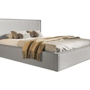 Emporius Gestoffeerd bed 180×200 Kyoto – tweepersoonsbed met opbergruimte – Bouclé Lichtgrijs (Anthology 15) Emporius Gestoffeerd bed 180×200 Kyoto – tweepersoonsbed met opbergruimte – Bouclé Lichtgrijs (Anthology 15)