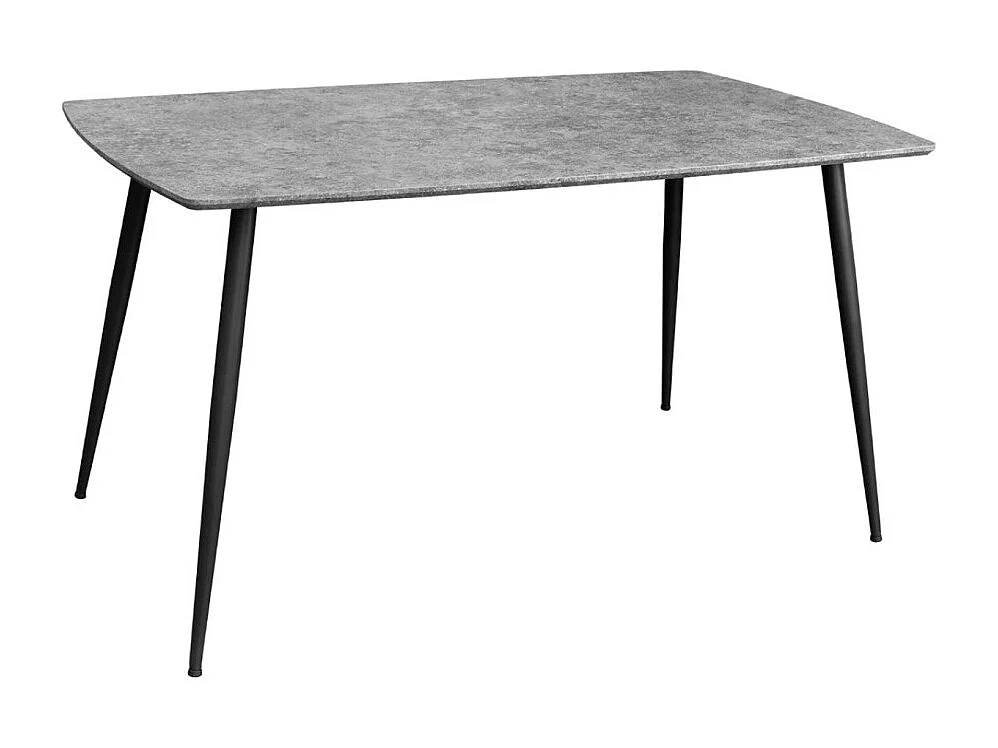 Eettafel CALDERO 120 cm – Hedendaagse tafel met steen- en metaallook