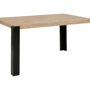 Eettafel 160 cm Eiken Zwart Eettafel 160 cm Eiken Zwart