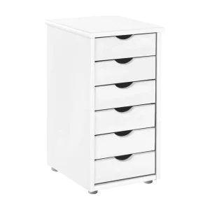 Gava-Commode 6 Laden Wit Gava-Commode 6 Laden Wit