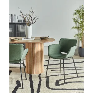 Set van 2 eetkamerstoelen AXTEL Groen Set van 2 eetkamerstoelen AXTEL Groen