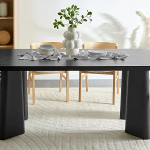 Eettafel ATLIN Zwart 180 cm 90 cm Eettafel ATLIN Zwart 180 cm 90 cm