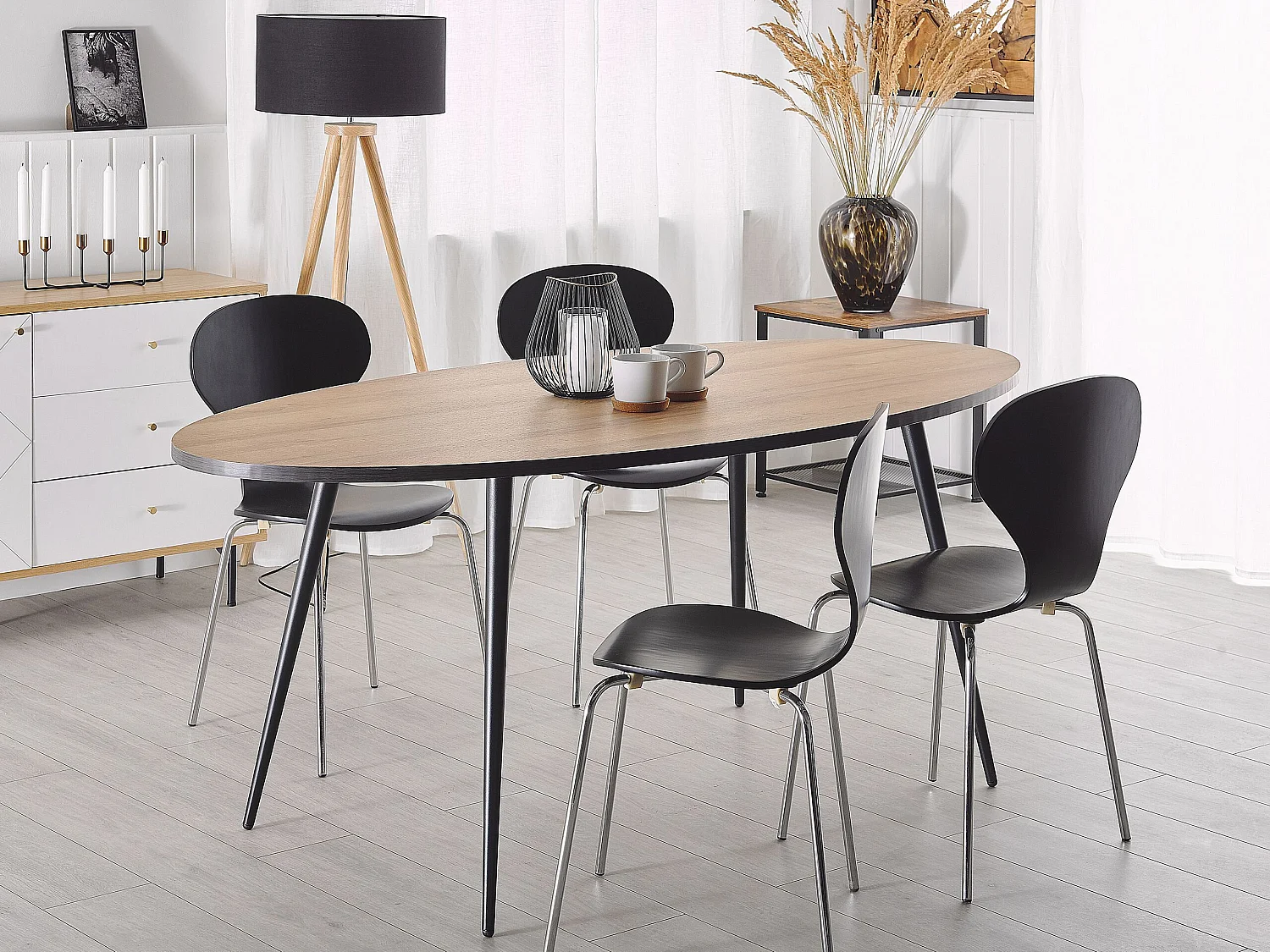Eettafel OTTAWA Lichtbruin 180 cm 90 cm