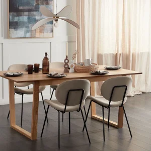 Eettafel CAMDEN Licht essenhout 180 cm 95 cm Eettafel CAMDEN Licht essenhout 180 cm 95 cm