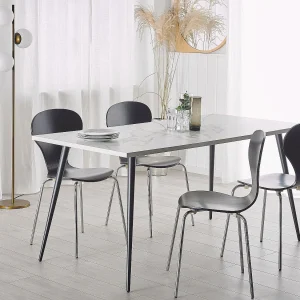 Eettafel SANTIAGO Wit 160 cm 80 cm Eettafel SANTIAGO Wit 160 cm 80 cm