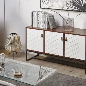 Kast NUEVA Donkerbruin/wit