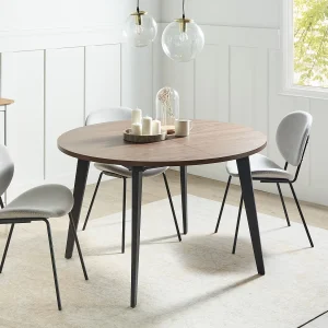 Eettafel uitschuifbaar BOVINA Donkerbruin 120/150 cm 120 cm Eettafel uitschuifbaar BOVINA Donkerbruin 120/150 cm 120 cm