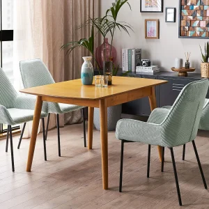 Eettafel uitschuifbaar TOMS Bruin 100/130 cm 80 cm Hout Eettafel uitschuifbaar TOMS Bruin 100/130 cm 80 cm Hout