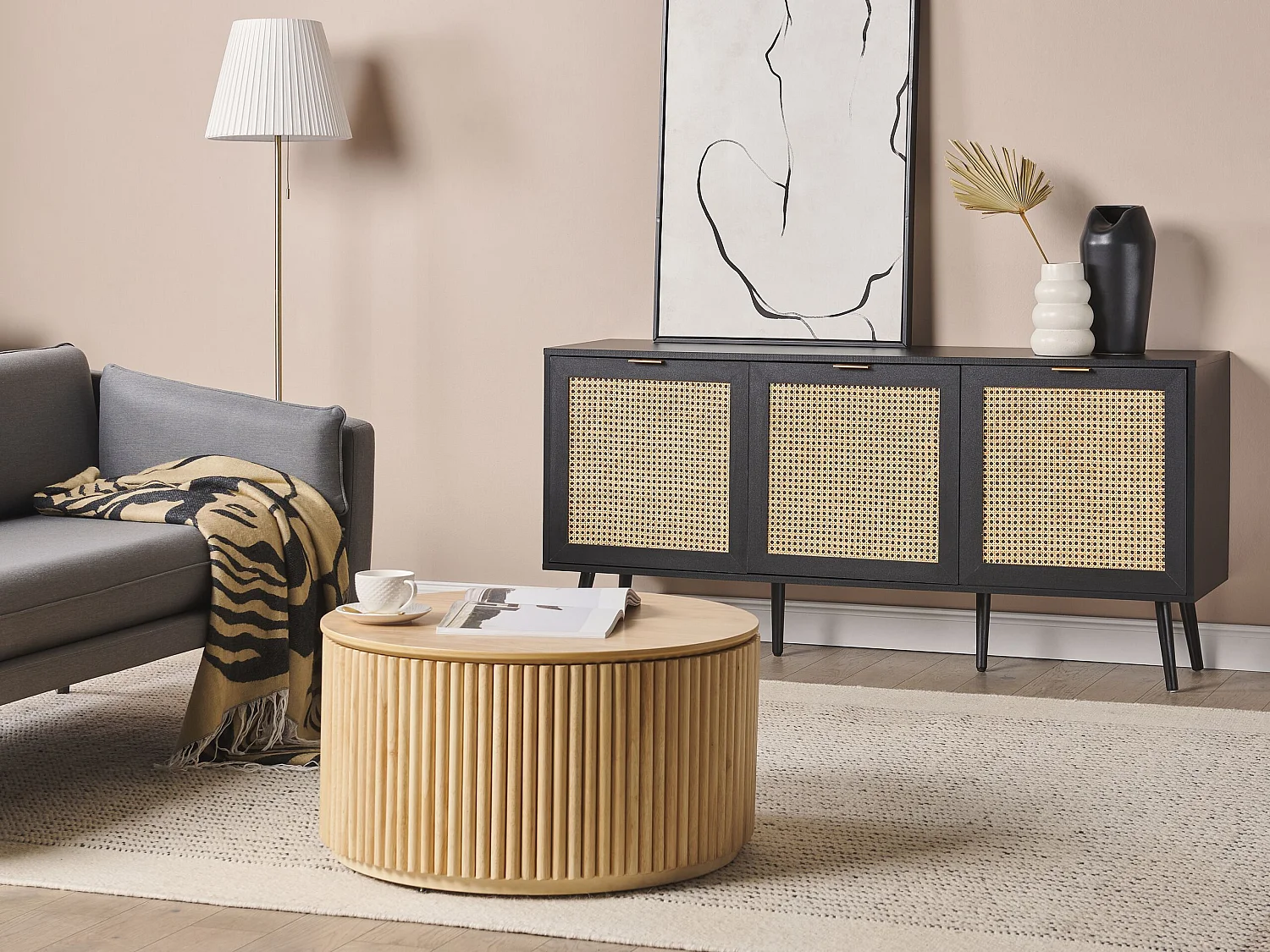 Kast OPOCO 71 cm Zwart