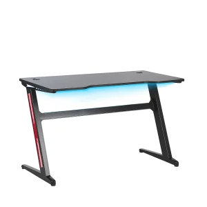 Game bureau DARFUR Zwart 120 cm 60 cm RGB LED Game bureau DARFUR Zwart 120 cm 60 cm RGB LED