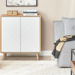 Dressoir lichtbruin/wit BRISTOW Dressoir lichtbruin/wit BRISTOW