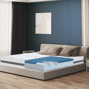 Dubbel matras 140 x 205 Memory Foam Orthopedisch| Premium Quality | Hoogte 16 cm | Made in Italy
