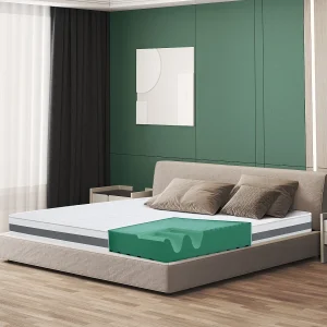Dubbel matras King Size 190×210 Memory Orthopedisch, antibacterieel, mijtwerend, anti-allergisch | Hoogte 16 cm | Made in Italy