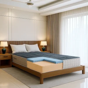 Frans tweepersoonsmatras 140×190 cm traagschuim 9 zones Hoogte 18 cm Orthopedisch Ademend Frans tweepersoonsmatras 140×190 cm traagschuim 9 zones Hoogte 18 cm Orthopedisch Ademend