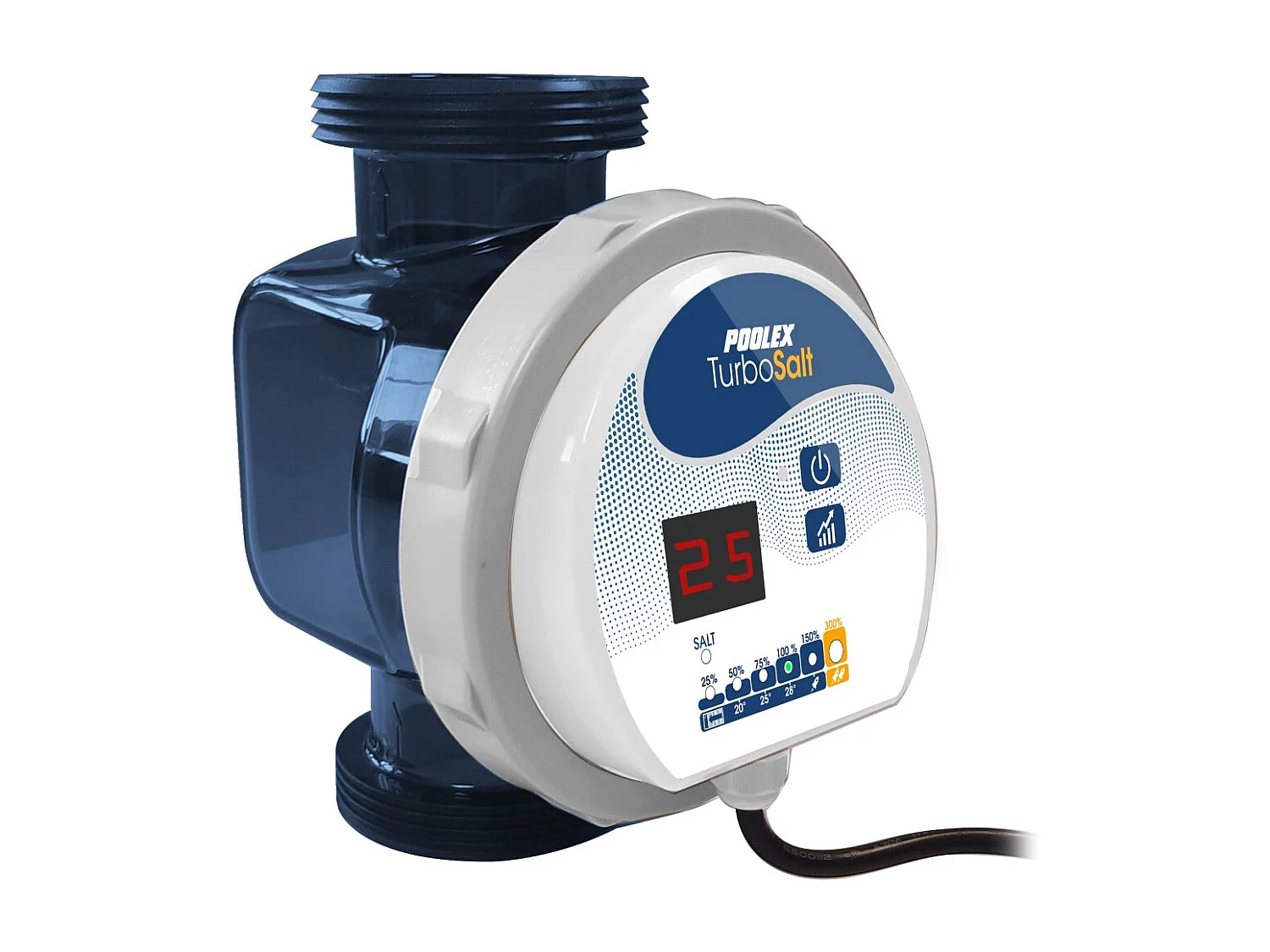 Électrolyseur Compact pour Piscine - Tout Type de Filtration - Traitement Naturel - Modèle 200 pour Piscine 20m3