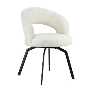 EHBA beige chenille stoel EHBA beige chenille stoel