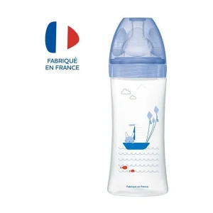 Fles Sensation+ 330 ml Multicolor Anti-Koliek +6 maanden met Platte Speen Snelle Doorstroming