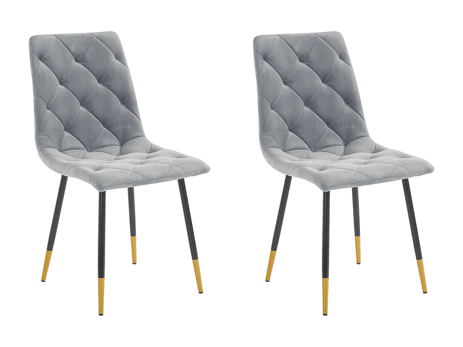 Eva Chair 2pk Metaalgrijs