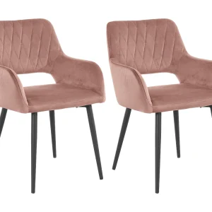 Franca Eetkamerstoel 2pk Roze