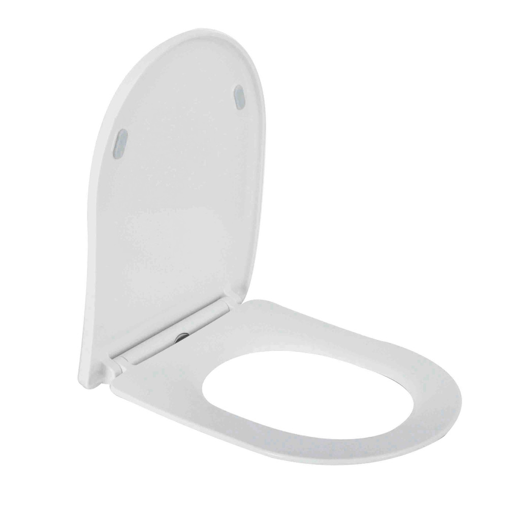 Alora Slim Toiletzitting Softclose en Quick Release Glanzend Wit
