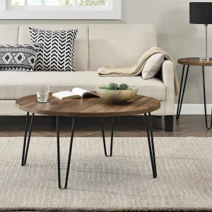 Endtable in gelamineerd spaanplaat walnoot Endtable in gelamineerd spaanplaat walnoot