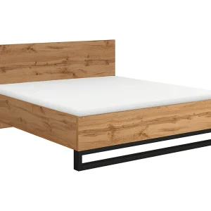 Eden Hout en Zwart Bed 160×200 inclusief lattenbodem Eden Hout en Zwart Bed 160×200 inclusief lattenbodem