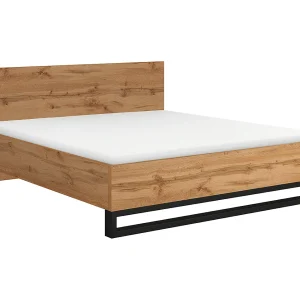 Eden Hout en Zwart Bed 180×200 inclusief lattenbodem Eden Hout en Zwart Bed 180×200 inclusief lattenbodem